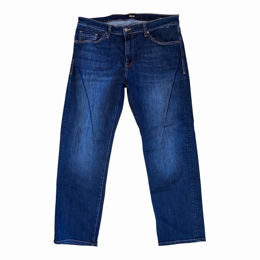 Mavi Zach Straight Leg Jeans Dark Wash Stretch Denim Men's